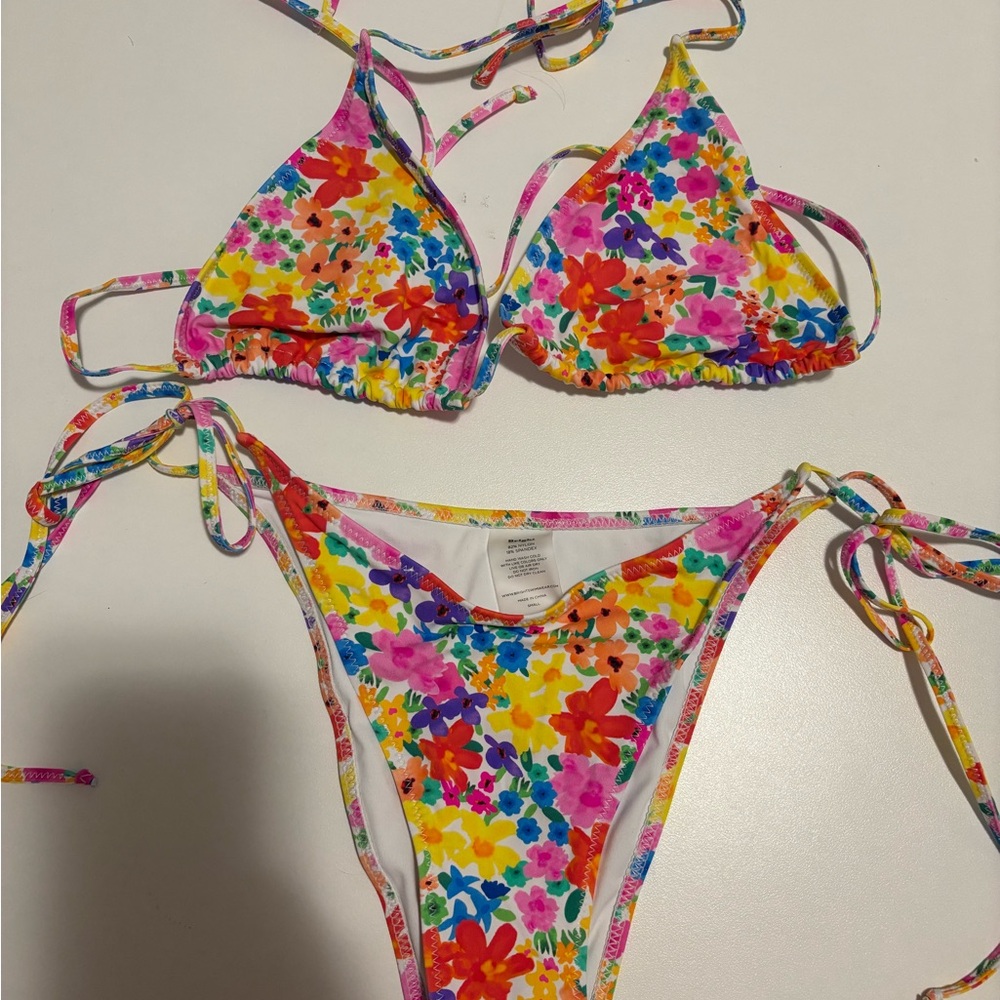 Floral Multicolor Bikini Set